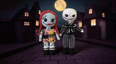 Sally & Jack Skellington