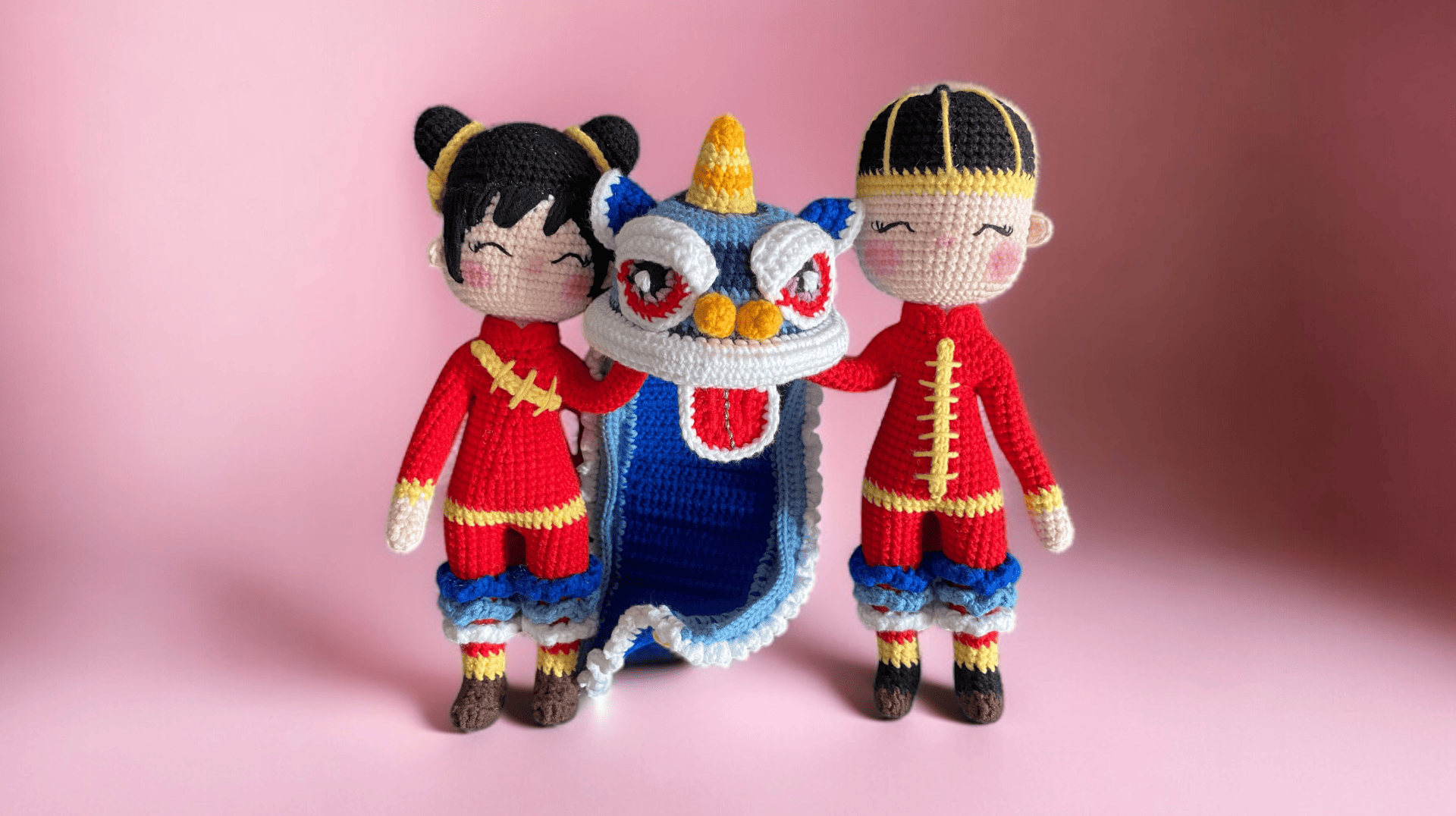 Lion Dance Set (Availability Status: Made to Order, Characters: Dolls & People, Colors: Multicolor)