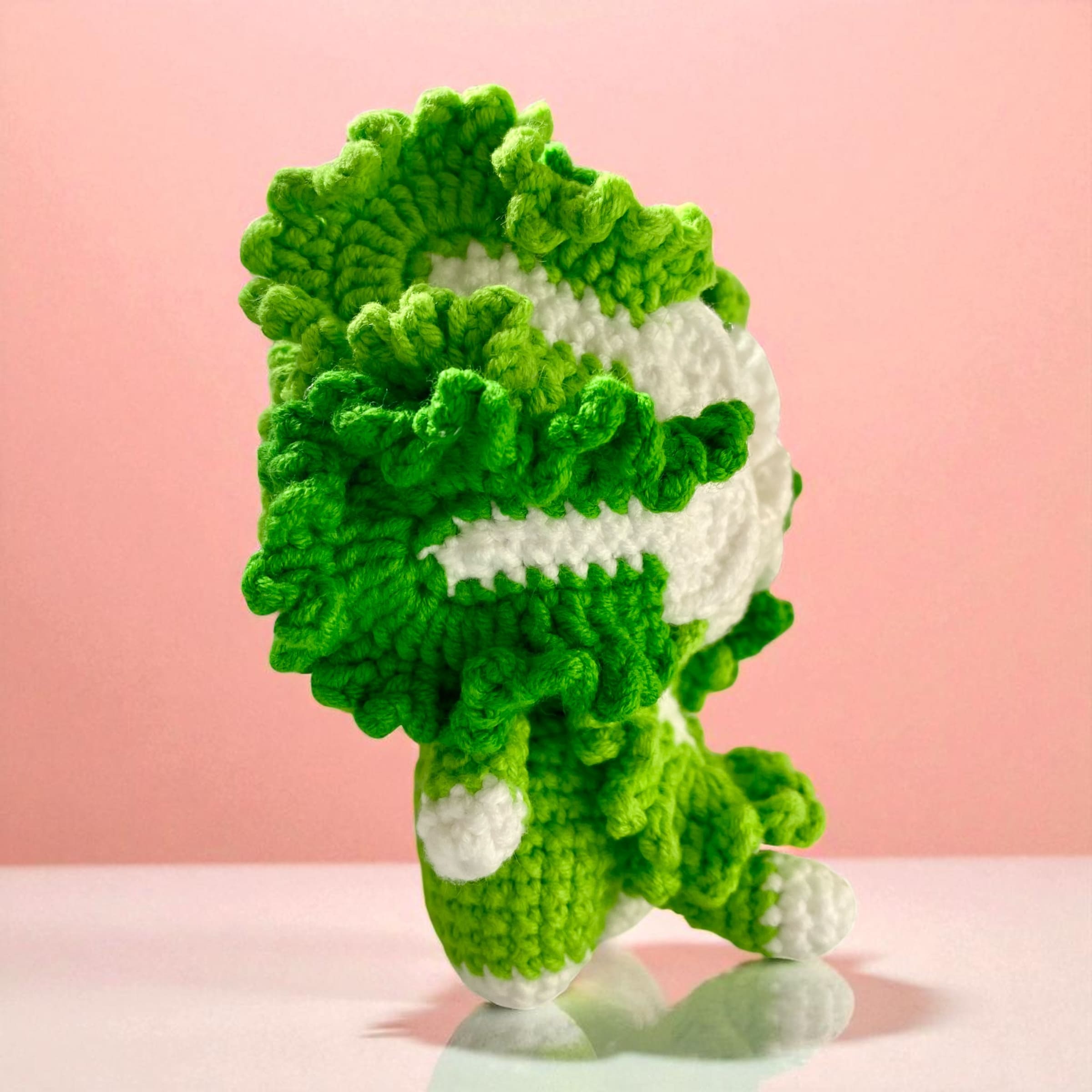 🥬 Cabbage Dog (Availability Status: Ready to Ship, Characters: Animal Plushies, Colors: Green)