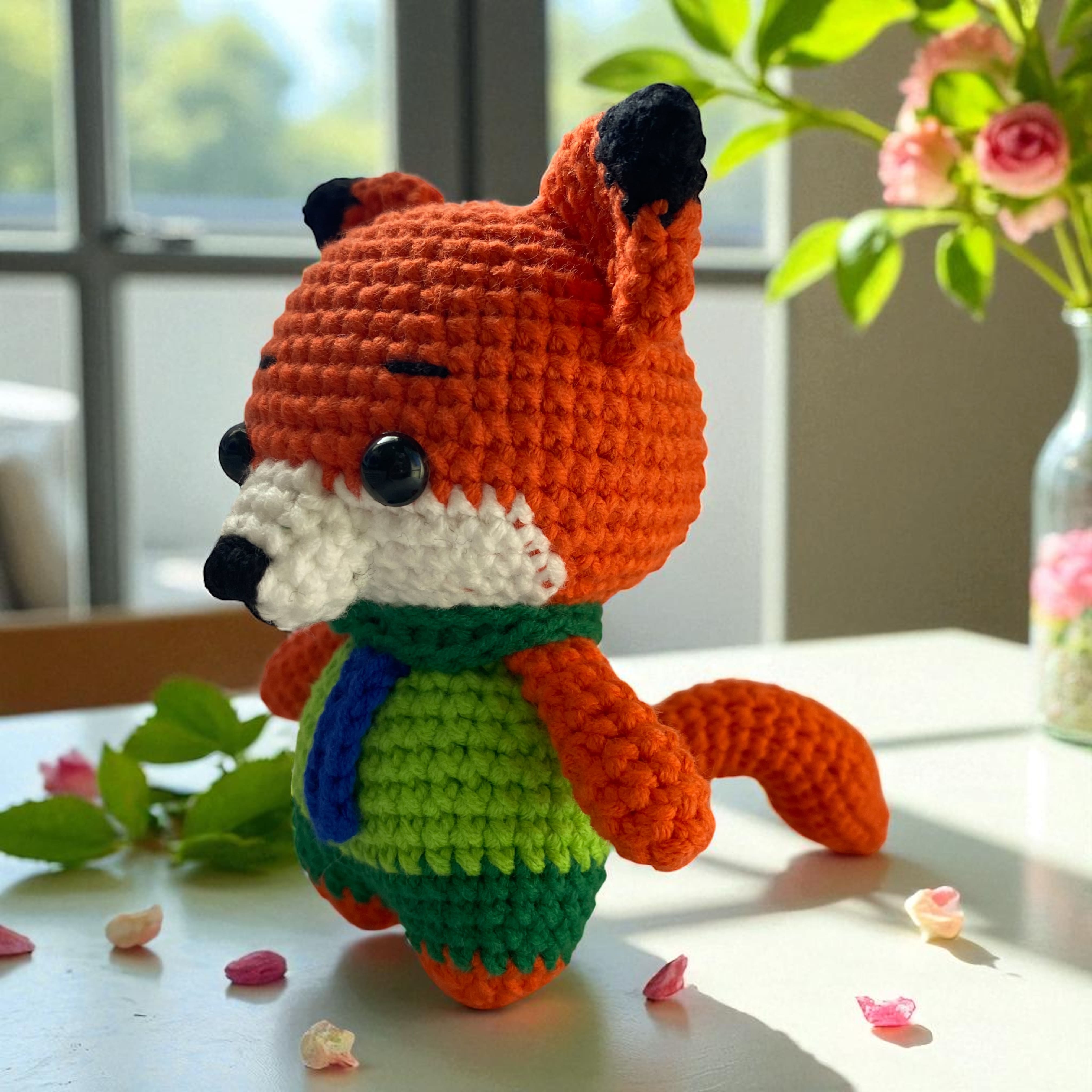 🦊 Nick Wilde – Zootopia Inspired (Availability Status: Ready to Ship, Characters: Animal Plushies, Colors: Orange)