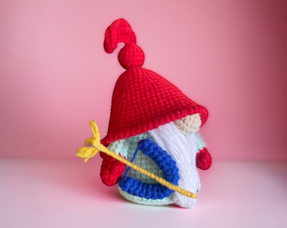 Sagittarius Zodiac Gnome (Availability Status: Made to Order, Characters: Dolls & People, Colors: Red)