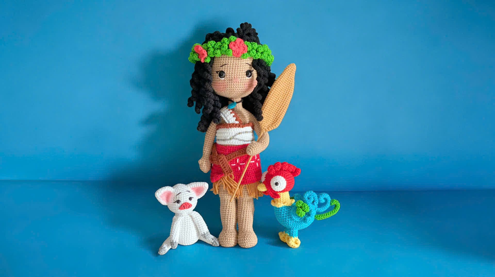Moana & Friends (Availability Status: Made to Order, Characters: Dolls & People, Colors: Multicolor)